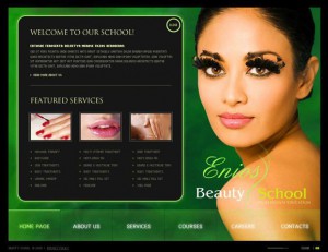Beauty beauty website templates download
